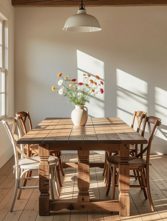 versatile reclaimed wood centerpiece