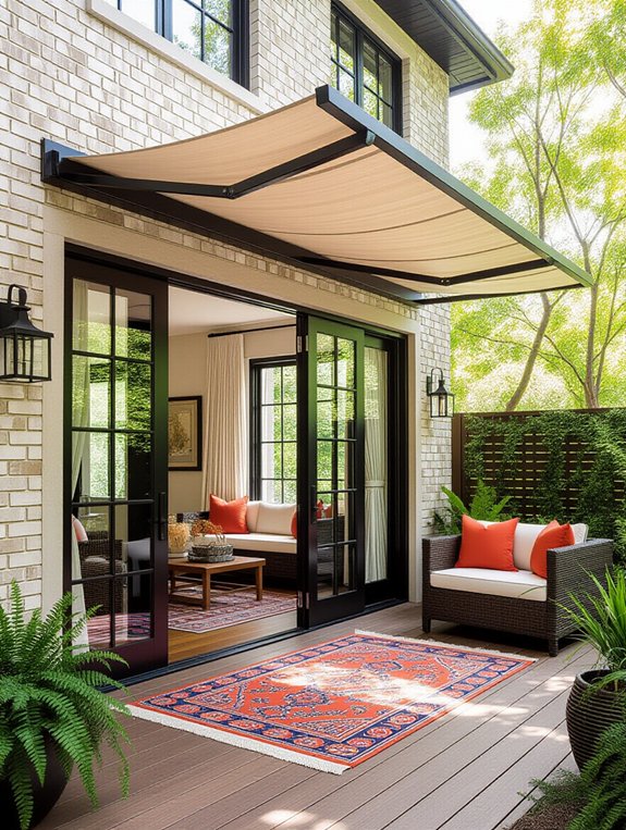 versatile retractable patio awnings