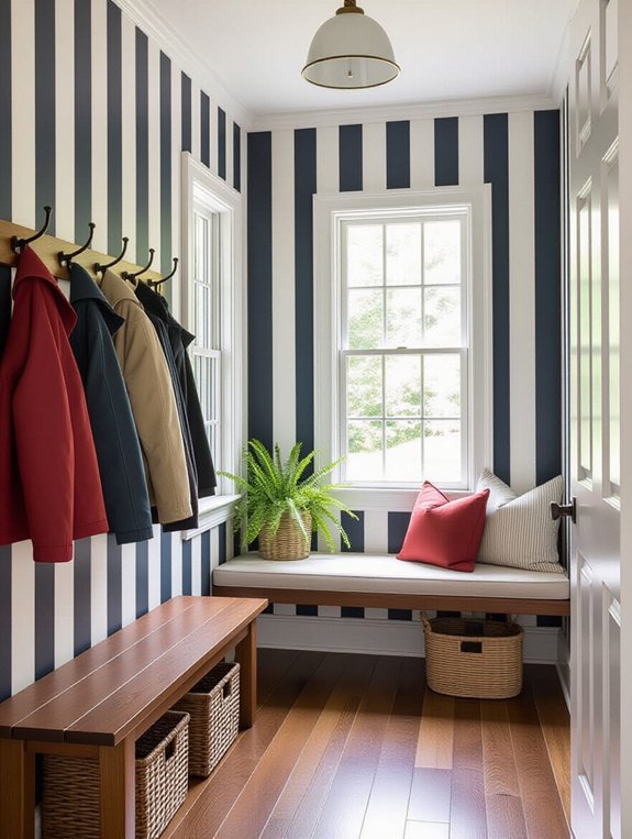 vertical stripes enhance height