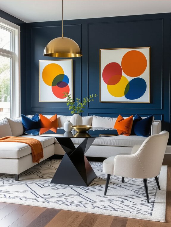 vibrant accent wall ideas