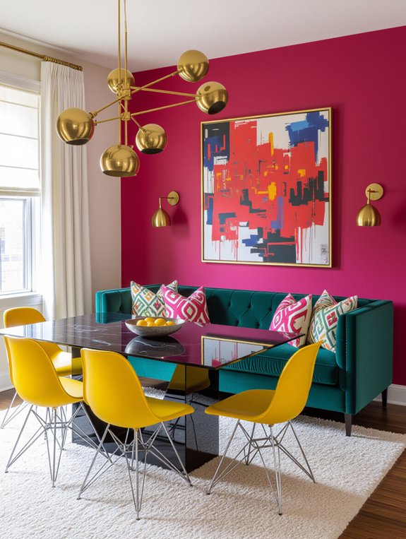 vibrant bold color palette