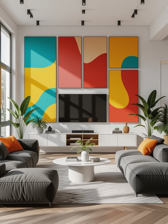 vibrant color enhances spaces