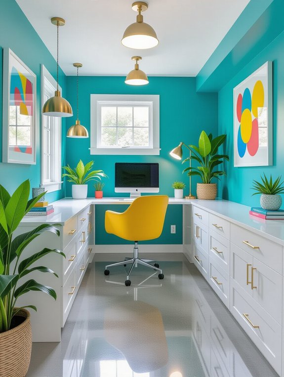 vibrant colors enhance productivity