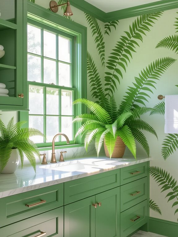 vibrant fern green sophistication