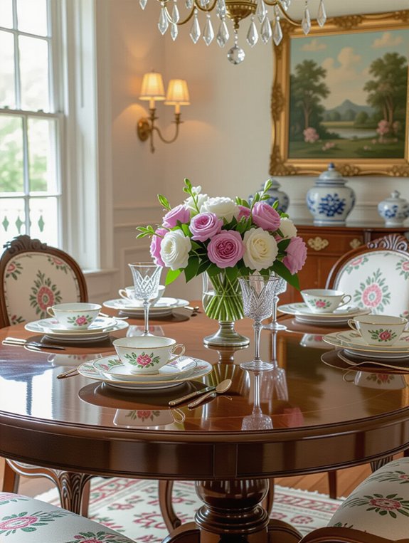 vibrant painted wood accents