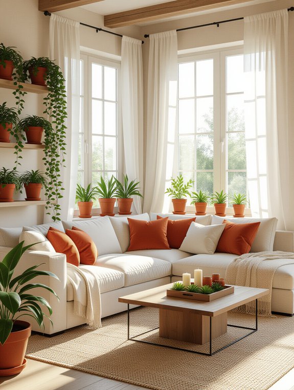 vibrant plants for freshness