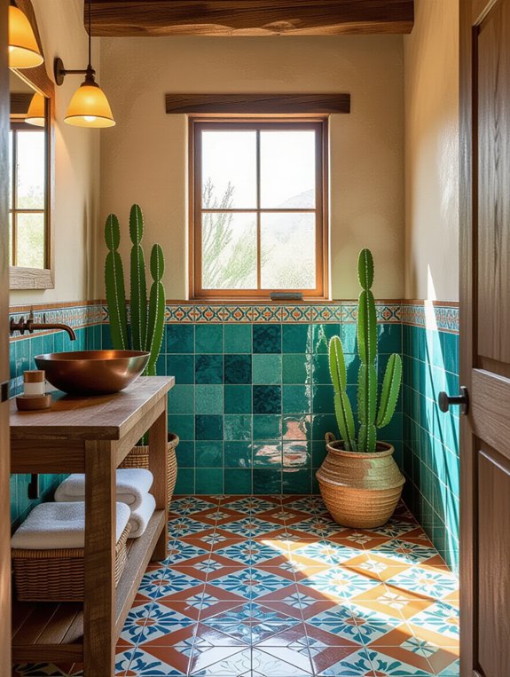 vibrant southwestern tile designs