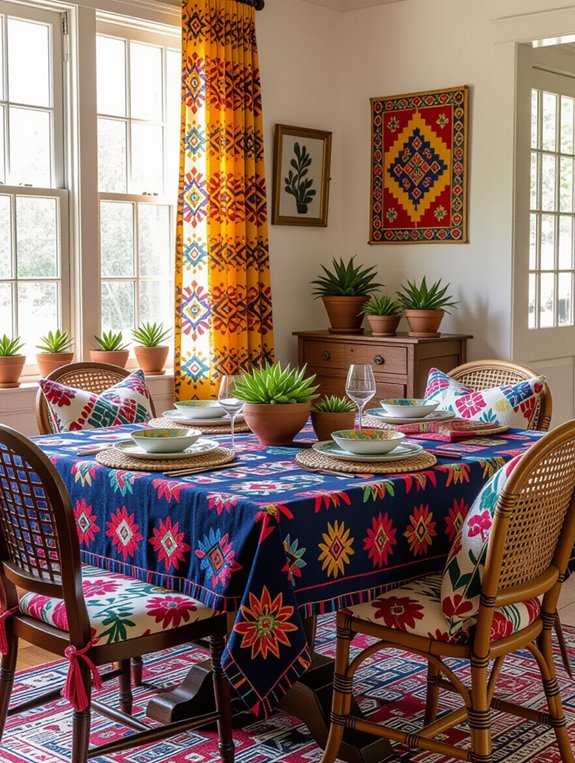 vibrant textile warmth and creativity