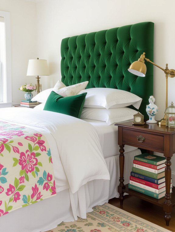 vintage books enhance decor