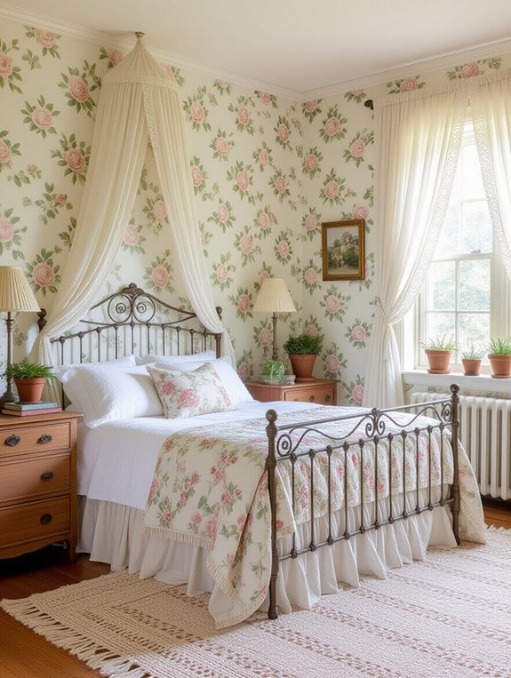 vintage charm enhances decor