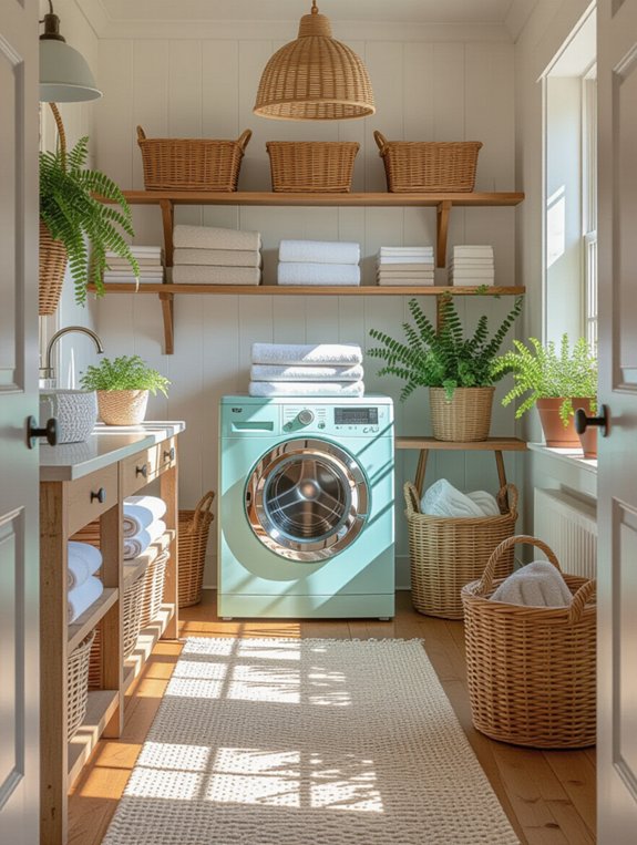 vintage charm for laundry