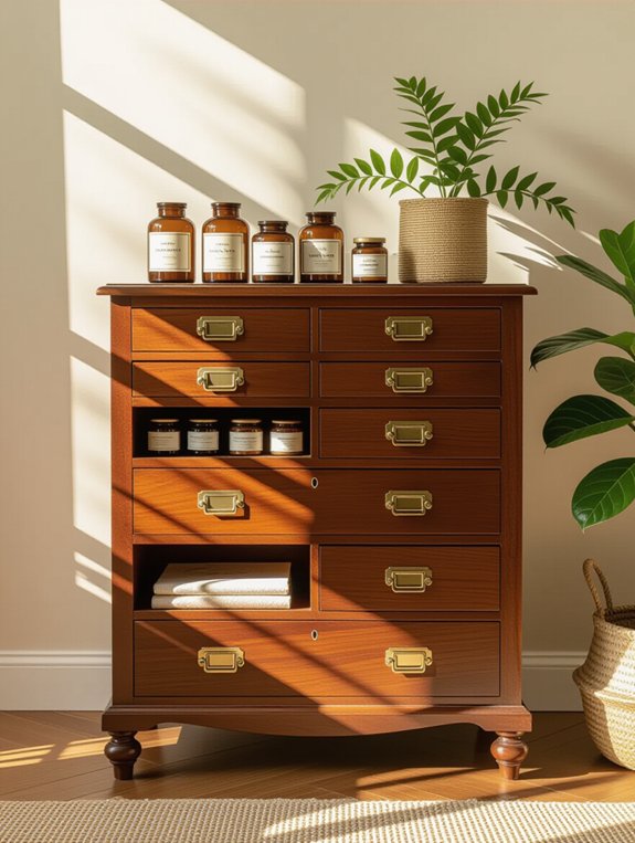 vintage charm for organization