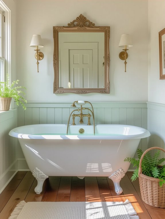 vintage clawfoot tub elegance