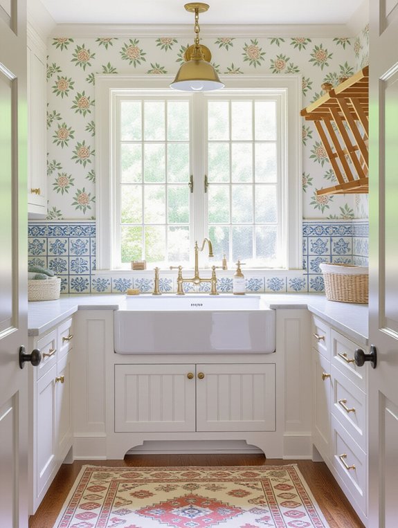 vintage elegance in laundry