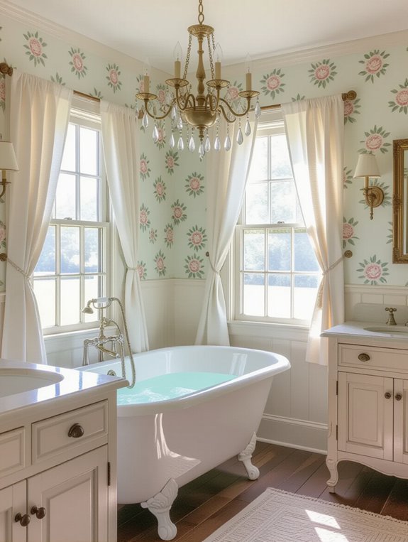 vintage fixtures enhance charm