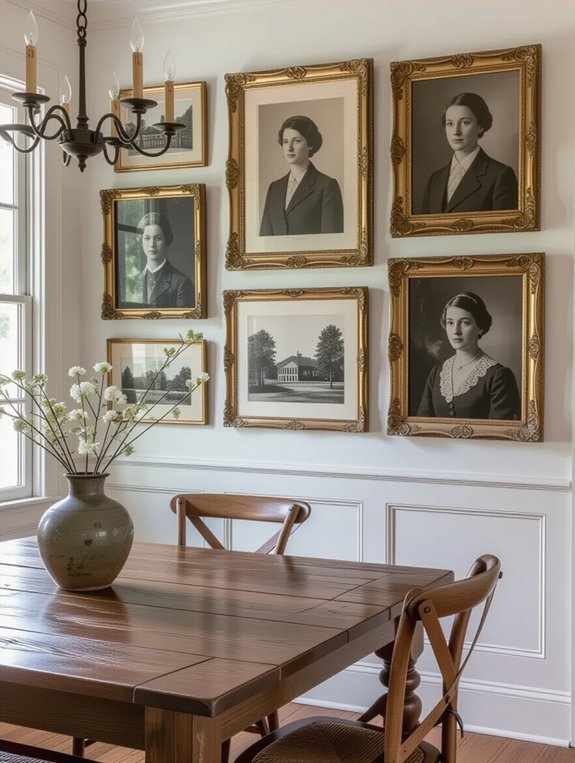 vintage frames enhance nostalgia