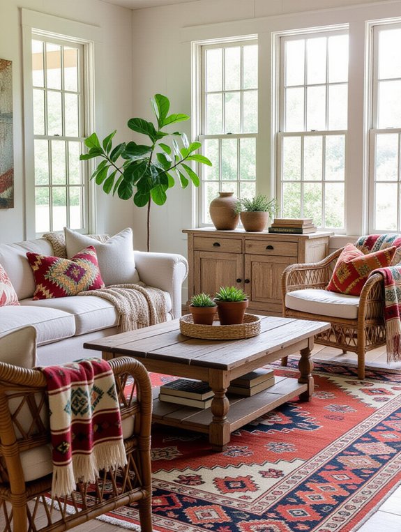 vintage furniture adds character