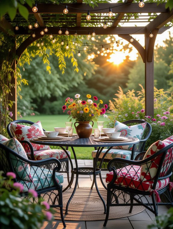 vintage metal table charm