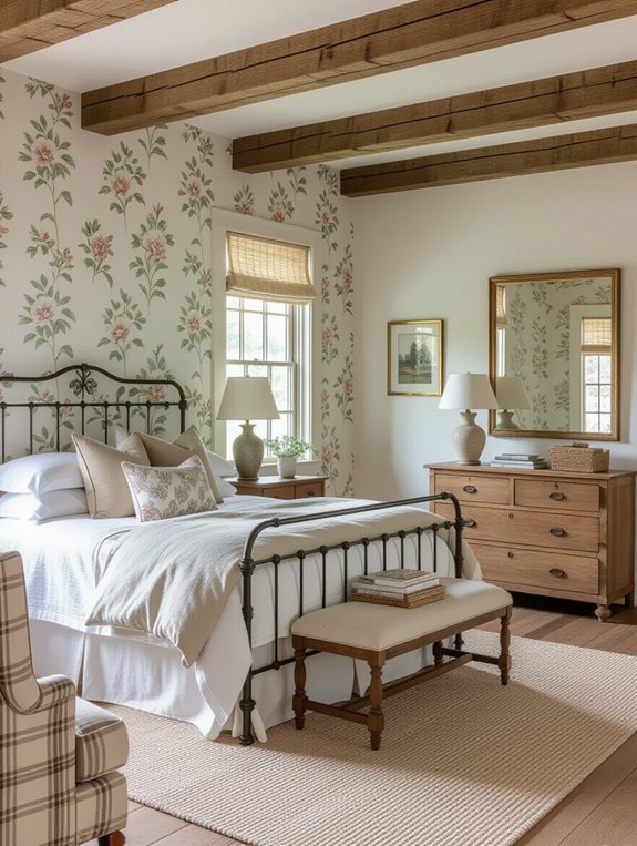 vintage modern bedroom design