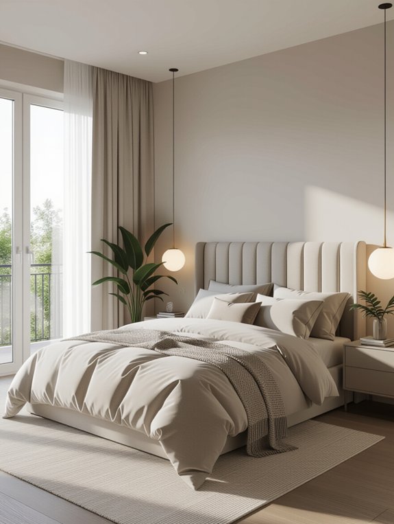 warm ambient bedroom lighting