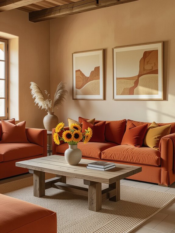 warm and inviting colors