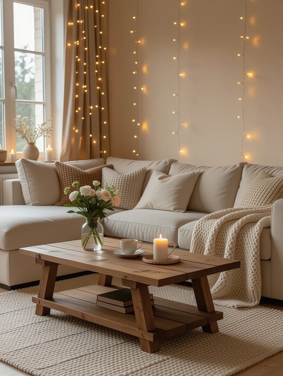 warm and inviting lighting