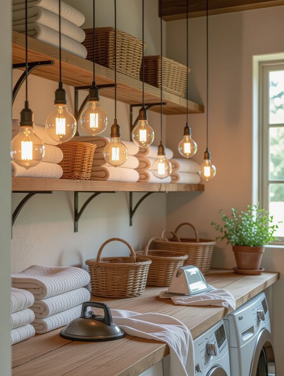 warm vintage bulb charm