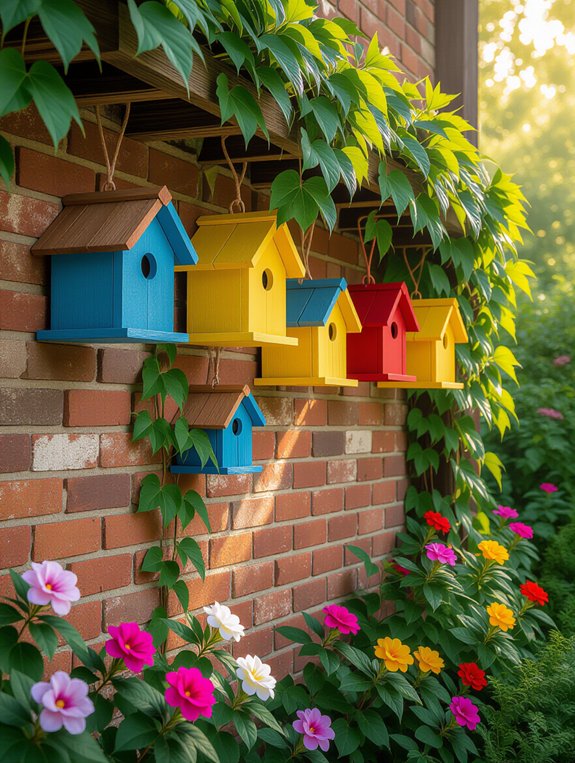 whimsical birdhouses for gardens