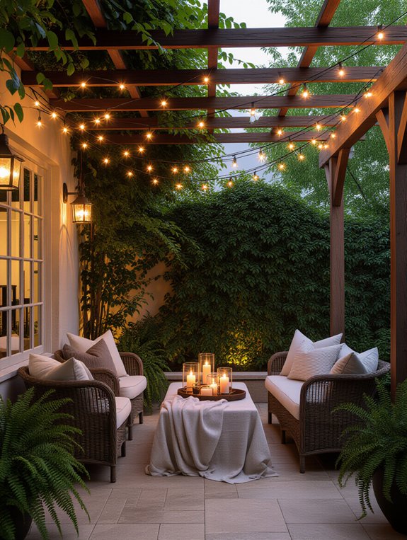 whimsical outdoor string lights