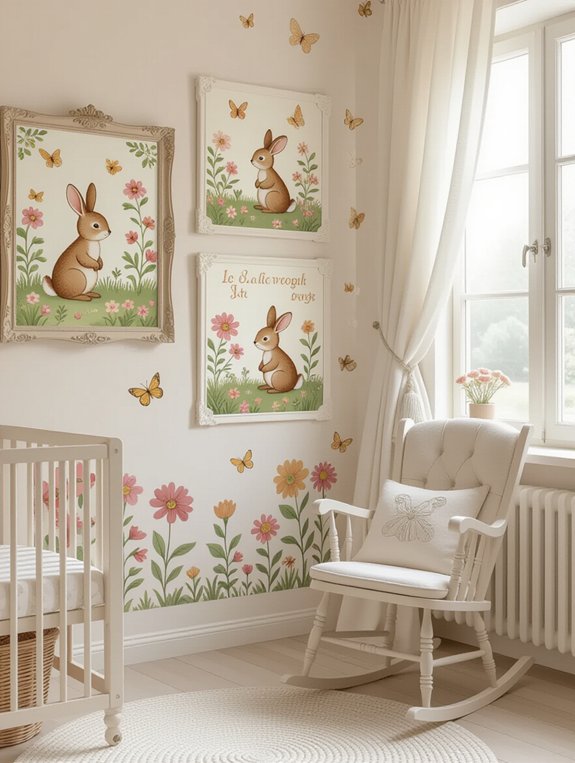 whimsical vintage nursery illustrations