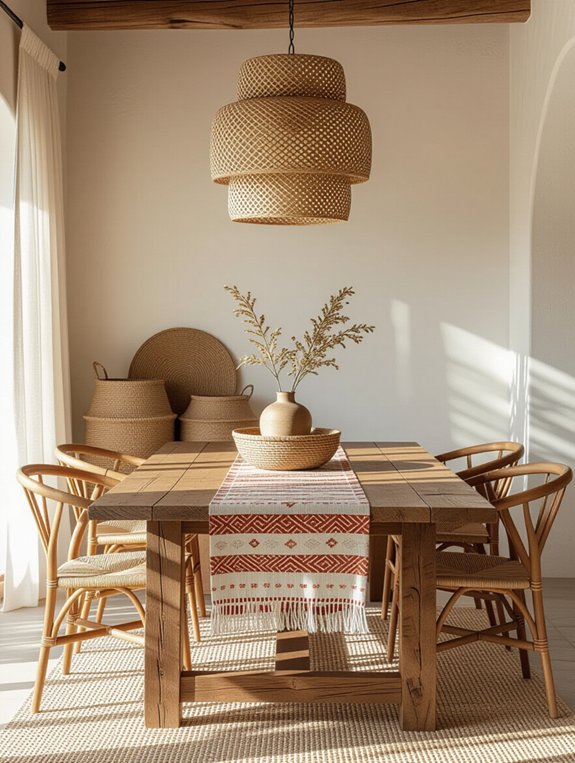 woven baskets enhance organization