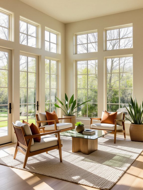 zen inspired sunroom tranquility