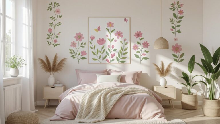 aesthetic bedroom wall stickers