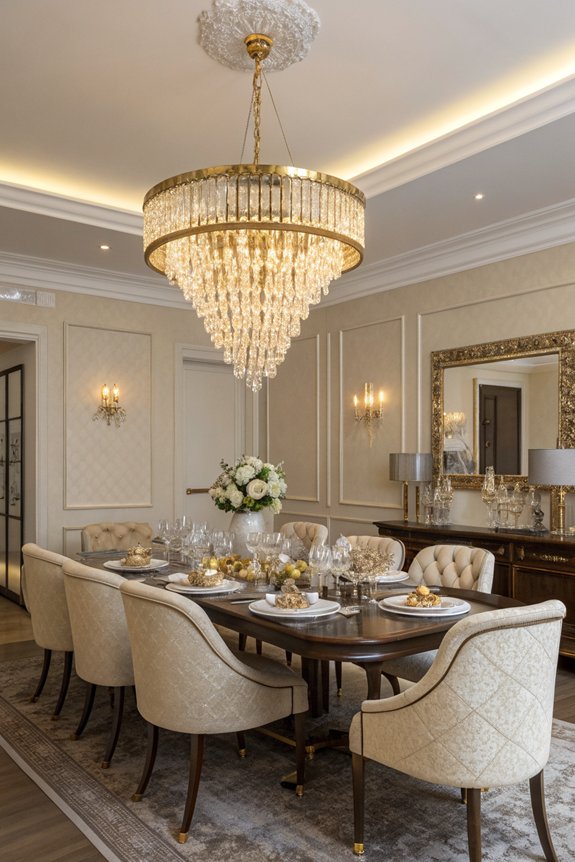 affordable chic gold chandeliers