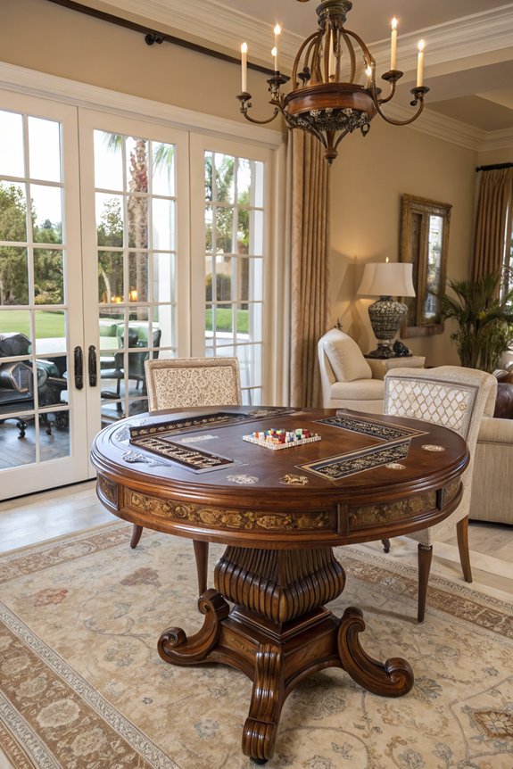 antique game tables elegance