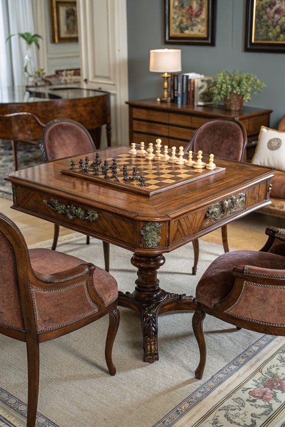 artistic historical game tables