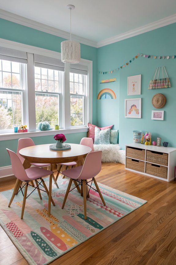 balanced vibrant color palette