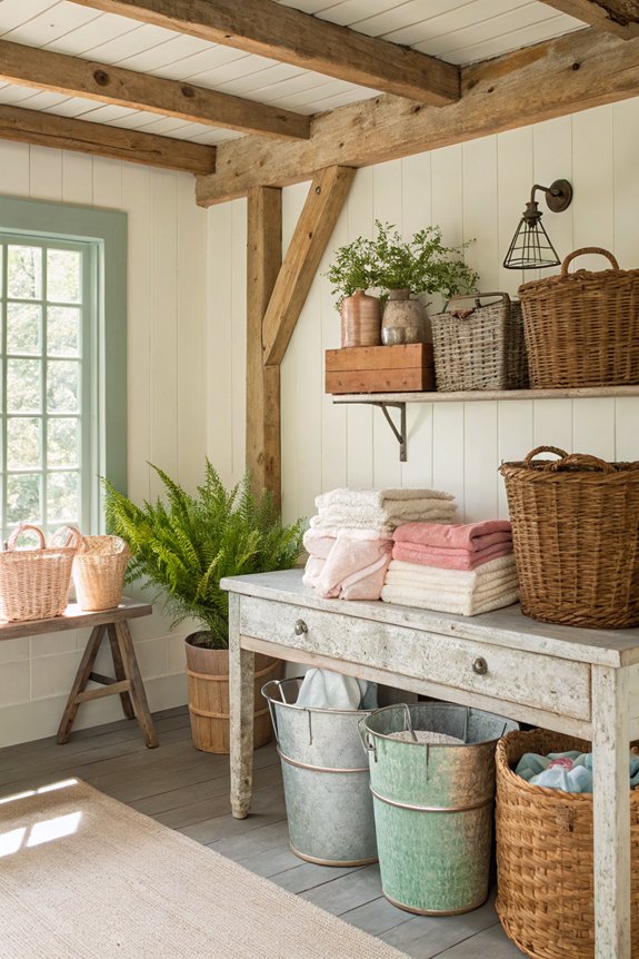 baskets and bins organization