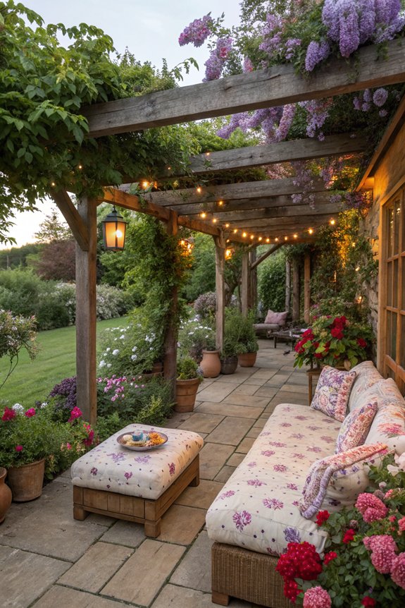 beautiful shaded outdoor retreat