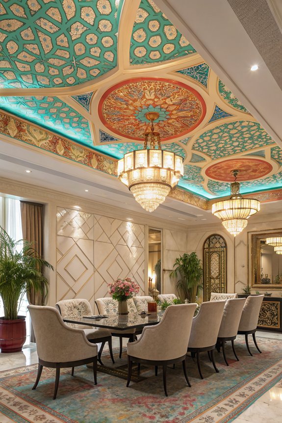 bold colorful ceiling transformations