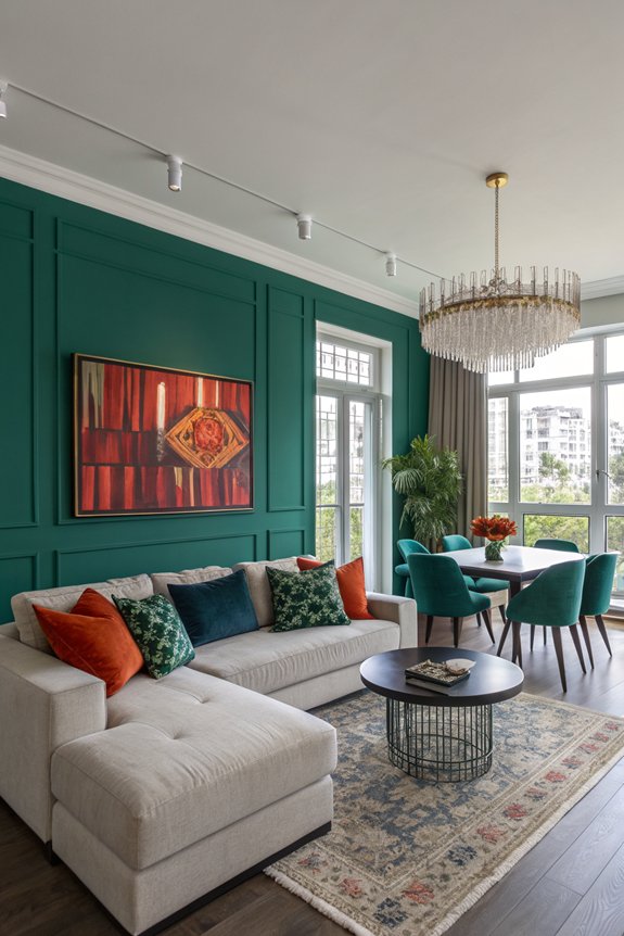 bold colors energize spaces