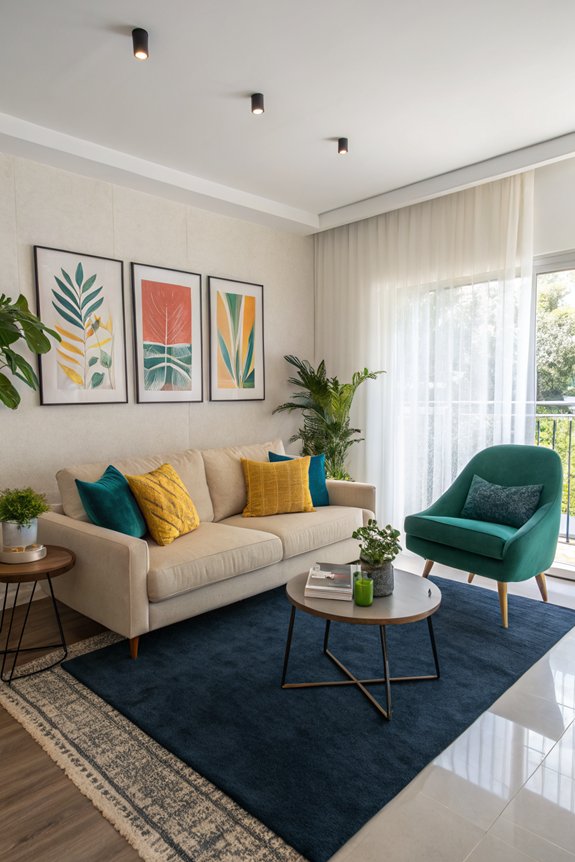 bold colors energize spaces