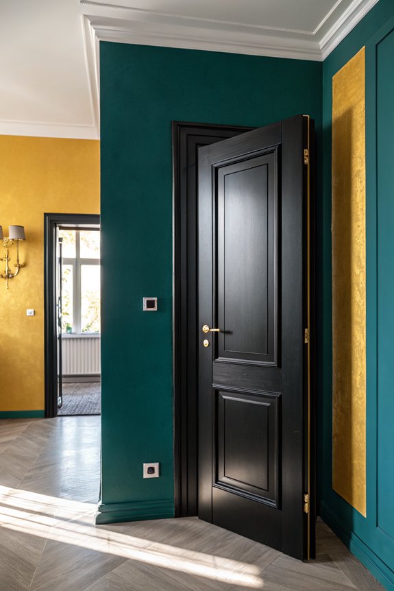 bold doors vibrant walls