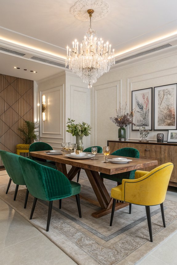 bold unique dining chairs