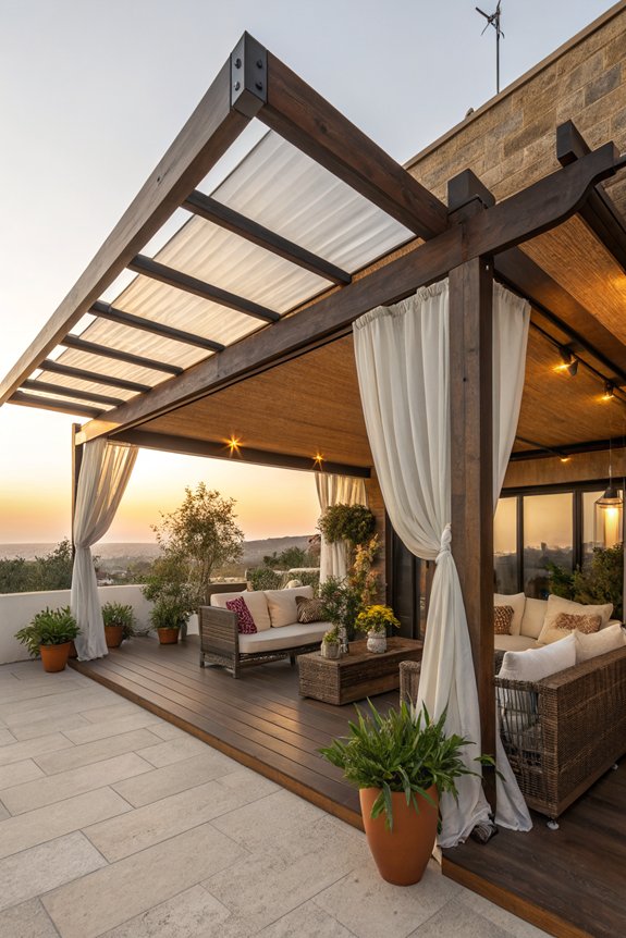 breezy open air patio design