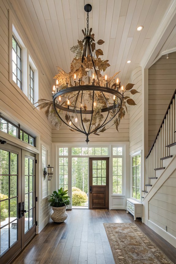 breezy outdoor inspired chandeliers