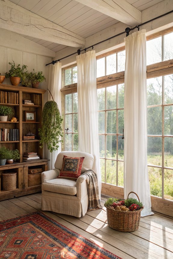 built in shelving for organization