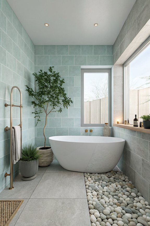 calming minimalist color palette