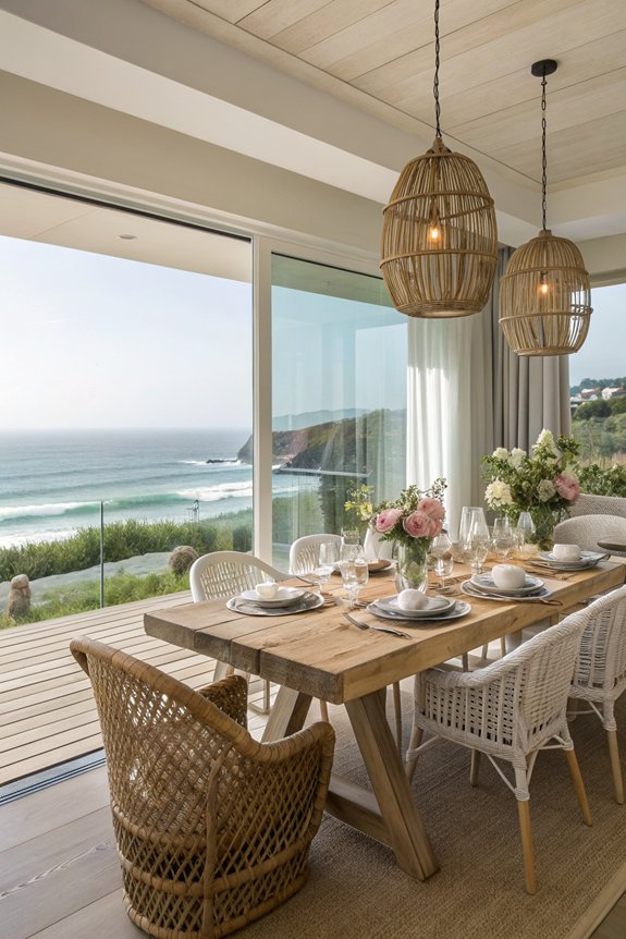 casual beach dining atmosphere