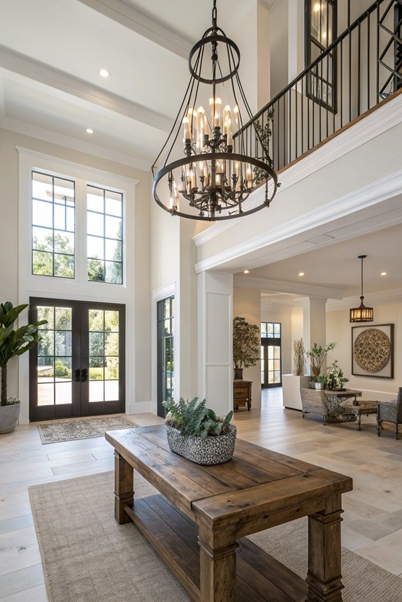 chandeliers for open spaces
